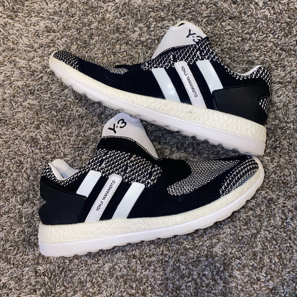 Y-3 PureBoost ZG Knit Core Black Sneakers